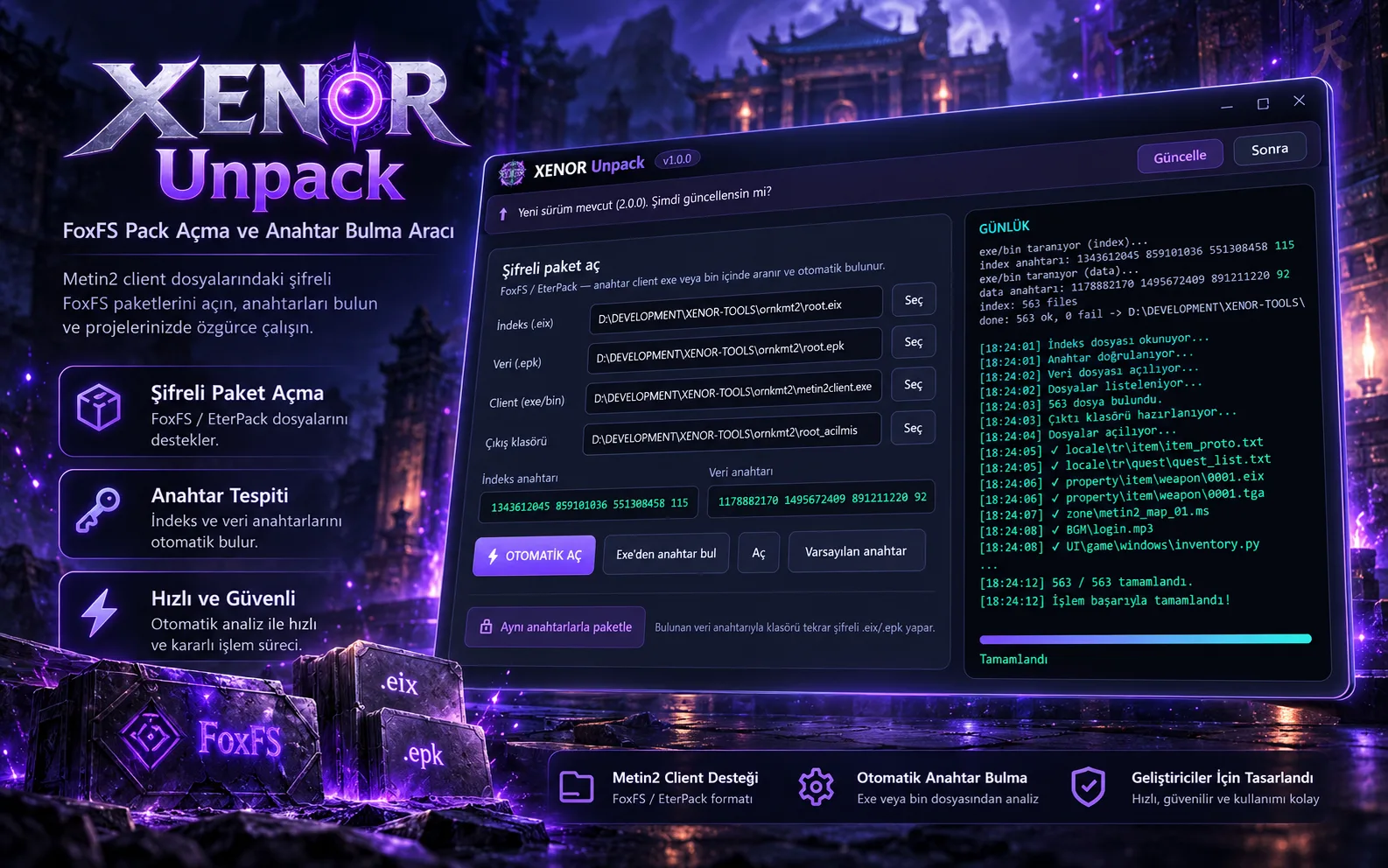XENOR Unpack